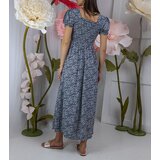 Gemre Blue maxi dress with Amande neckline | Shoptok.si