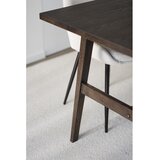 Rowico Temno rjava jedilna miza v hrastovem dekorju 100x220 cm Plainfield – | Shoptok.si