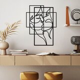 Wallity zidna dekoracija Love-L, 70x52cm, Crna Cene