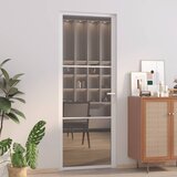 vidaXL Unutarnja vrata 76 x 201,5 cm Bijela od ESG stakla i aluminija Cijene