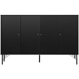 Hammel Črna komoda Mistral Kubus, 136 x 89 cm Cene