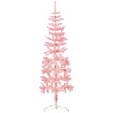  Tanka umjetna polovica božićnog drvca sa stalkom roza 180 cm | shoptok.hr
