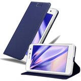 Cadorabo Ohišje, združljivo z ZTE Blade L7 v klasična temno modra - Zaščitni ovitek z magnetnim zapiranjem, stoječo funkcijo in režo za kartice, (20564492) | Shoptok.si