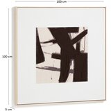 Kave Home Ručno oslikana slika s okvirom/na platnu 100x100 cm Arilan – | shoptok.hr