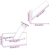 vidaXL Nosilec zastave Srebrna Nerjaveče jeklo 13 x 6 x 12,5 cm Trajno | Shoptok.si