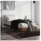 vidaXL Okvir za krevet smeđi hrast 75x190 cm konstruirano drvo Cijene