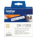  Laminiran trak za etiketirne stroje Brother DK11203 Bela Cene