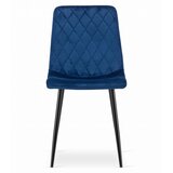  Set 2 Stolice TURIN od Tamnoplavog Baršuna | shoptok.hr