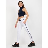 RUE PARIS Sweatpants-LO-DR-LK-239.43P-white | Shoptok.si