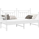 vidaXL Krevet s pomoćnim krevetom bijeli 75x190 cm čelik | shoptok.hr