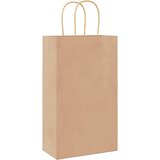  Papirnate vrećice 50 kom s ručkama smeđe 21x11x36 cm | shoptok.hr