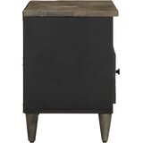 TV ormarić crni 80x33x46 cm od masivnog drva manga | shoptok.hr