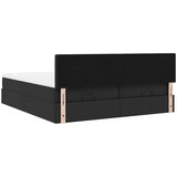 Otomanski okvir kreveta s madracima crni 180x200cm umjetna koža | shoptok.hr