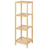 Bonami Essentials Bambusova kopalniška polica v naravni barvi 37x110 cm Skaren – Cene