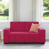  Dvosjed Kauč Vinsko Crvena 160x78x84 cm Baršun | Shoptok.si