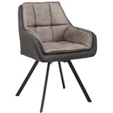 Bessagi Home naslanjač billy, siva, vrtljiv | Shoptok.si