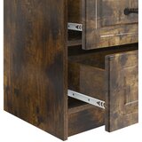  Noćni ormar s ladicama 2 pcs Dimljeni hrast 43 x 34,5 x 44,5 cm | shoptok.hr