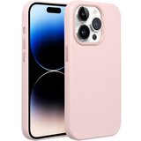  Usnjena maska Mag Cover za iPhone 14 Pro peščeno roza | Shoptok.si