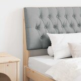  Tapecirani uzglavlje Svijetlo siva 100 cm Čvrsto borovo drvo | shoptok.hr