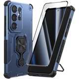 AVIZAR Ovitek Galaxy S26 Ultra z 360° magnetnim obročem in kaljenim steklom, Modra, (5000274089) | Shoptok.si