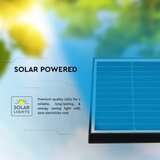  Komplet 2x solarnih LED lampi za spoljašnju upotrebu 2xLED/1,2W/3,7V IP65 3000K 4000 mAh | Eponuda.com