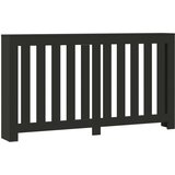 vidaXL Pokrov za radiator črn 149x20x82 cm inženirski les | Shoptok.si