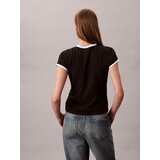 Calvin Klein Jeans Majica '1968' črna / bela | Shoptok.si
