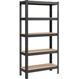 Songmics Teška Polica 30 x 75 x 150 cm Smeđe-Crna, GLR030B21 | shoptok.hr
