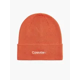 Calvin Klein Orange Ladies Winter Beanie with Wool and Cashmere Calvin Klei - Ladies