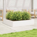  Vrtna sadilica bijela 110x110x23 cm od masivne borovine | shoptok.hr