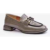 ARTIKER Lacquered Women's Loafers On A Block With Decoration | shoptok.hr