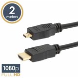 Delight Micro HDMI - HDMI kabel pozlačen 2m Cene