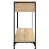  Konzolni stol boja hrasta 100 x 34 5 x 75 cm konstruirano drvo | shoptok.hr