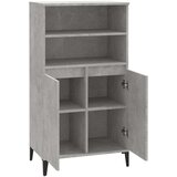  Visoka komoda siva betona 60x36x110 cm od konstruiranog drva | shoptok.hr