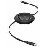 Kabl za brzo punjenje Free2Pull Mini Retracable/USB-C to USB-C/100W/1.5m/crna ( P10364500113-00 )