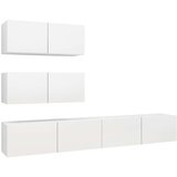  4-dijelni set TV ormarića bijeli od iverice | shoptok.hr