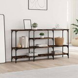  Konzolni stol boja hrasta 160x29x80 cm od konstruiranog drva | shoptok.hr