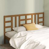  Uzglavlje za krevet boja meda 206 x 4 x 100 cm masivna borovina | shoptok.hr