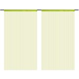  Zavese iz nitk 2 kosa 140x250 cm zelene barve, (20707775) | Shoptok.si