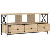 TV ormarić boja hrasta sonome 102x33x45 cm od drva i željeza | shoptok.hr