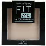 Maybelline Fit Me Matte Poreless Mattifying Powder - 105 Natural | shoptok.hr