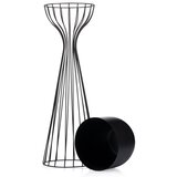 Metalna saksija LOFT 68x20 cm crna | Eponuda.com