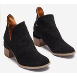 Resti Black women's insulated boots on a brown Karela post - Footwear | Shoptok.si