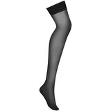 Obsessive S800 - seksi udobne čarape - crne (S/M) - L/XL | shoptok.hr