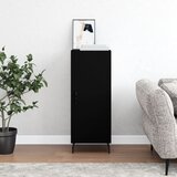 Maison Chic Komoda - Predalnik črna 34,5x34x90 cm inženirski les, (21716339) | Shoptok.si
