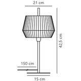Nordlux Stona lampa DICTE 1xE14/40W/230V bež/crna | Eponuda.com