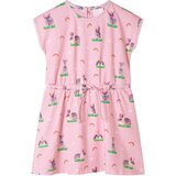 vidaXL Dječja haljina svjetloružičasta 128 | shoptok.hr
