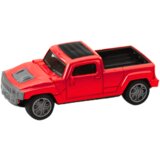 Metalni set vozila Pickup s kamperom DIE-CAST - crveno/bijeli | shoptok.hr