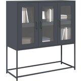 vidaXL Komoda antracit 100,5 x 39 x 107 cm od hladno valjanog čelika | shoptok.hr