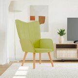 vidaXL Stolica za opuštanje zelena od tkanine | shoptok.hr